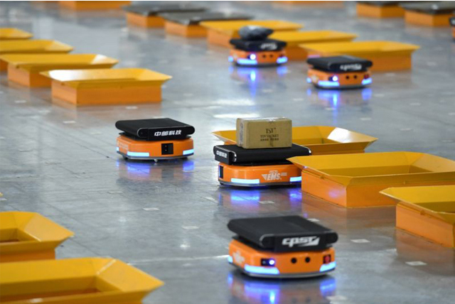 物流倉儲搬運機器人吸塑外殼